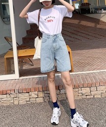 【URGE:】ハーフ丈 デニム パンツ