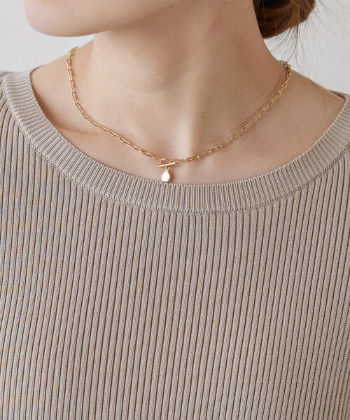 2WAYストーンネックレス ムーンストーンマクラメ編み2wayネックレス