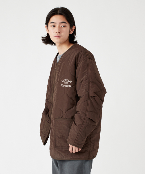 B.C STOCK(ベーセーストック)の「HYO-HYO LIP キルティングブルゾン(ブルゾン・メンズ・ベージュ/ブラウン・LARGE/MEDIUM)」の5枚目の写真