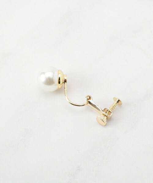 SHOO・LA・RUE（シューラルー）の「【セレモニー／2点セット】シンプルフェイクパールネックレス＆イヤー（ネックレス・レディース・ゴールド/ゴールド系/シルバー・00）」の11枚目の写真