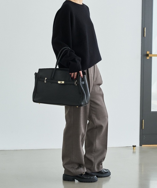 LE TALON(ルタロン)の「AULENTTI/オウレンティ ME TOTE(トートバッグ・レディース・ブラック・FREE)」の3枚目の写真
