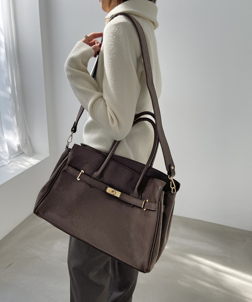 LE TALON(ルタロン)の「AULENTTI/オウレンティ ME TOTE(トートバッグ・レディース・ブラック・FREE)」の8枚目の写真
