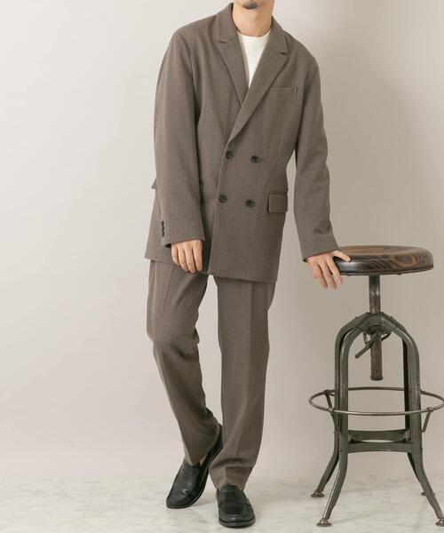 URBAN RESEARCH ROSSO MEN（アーバンリサーチロッソメン）の「『セットアップ対応』『XLサイズあり』クラシック2タックテーパードパンツ（その他パンツ・メンズ・ブラウン/ブラック/グレー系その他・MEDIUM/LARGE/X-LARGE）」の5枚目の写真