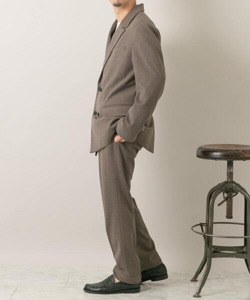 URBAN RESEARCH ROSSO MEN（アーバンリサーチロッソメン）の「『セットアップ対応』『XLサイズあり』クラシック2タックテーパードパンツ（その他パンツ・メンズ・ブラウン/ブラック/グレー系その他・MEDIUM/LARGE/X-LARGE）」の6枚目の写真
