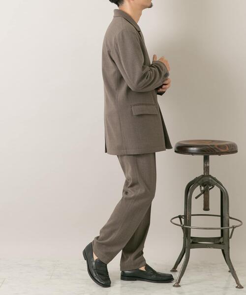 URBAN RESEARCH ROSSO MEN（アーバンリサーチロッソメン）の「『セットアップ対応』『XLサイズあり』クラシック2タックテーパードパンツ（その他パンツ・メンズ・ブラウン/ブラック/グレー系その他・MEDIUM/LARGE/X-LARGE）」の8枚目の写真