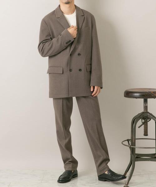 URBAN RESEARCH ROSSO MEN（アーバンリサーチロッソメン）の「『セットアップ対応』『XLサイズあり』クラシック2タックテーパードパンツ（その他パンツ・メンズ・ブラウン/ブラック/グレー系その他・MEDIUM/LARGE/X-LARGE）」の9枚目の写真