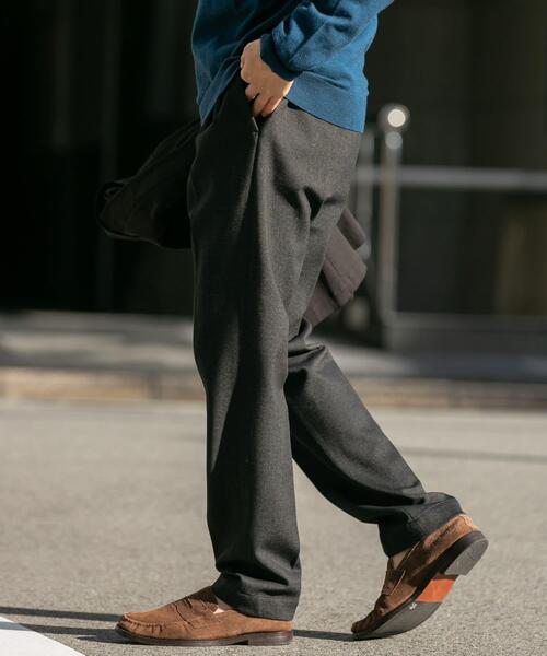 URBAN RESEARCH ROSSO MEN（アーバンリサーチロッソメン）の「『セットアップ対応』『XLサイズあり』クラシック2タックテーパードパンツ（その他パンツ・メンズ・ブラウン/ブラック/グレー系その他・MEDIUM/LARGE/X-LARGE）」の13枚目の写真