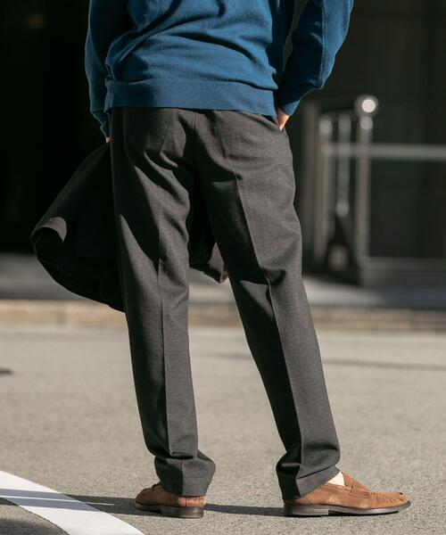 URBAN RESEARCH ROSSO MEN（アーバンリサーチロッソメン）の「『セットアップ対応』『XLサイズあり』クラシック2タックテーパードパンツ（その他パンツ・メンズ・ブラウン/ブラック/グレー系その他・MEDIUM/LARGE/X-LARGE）」の14枚目の写真