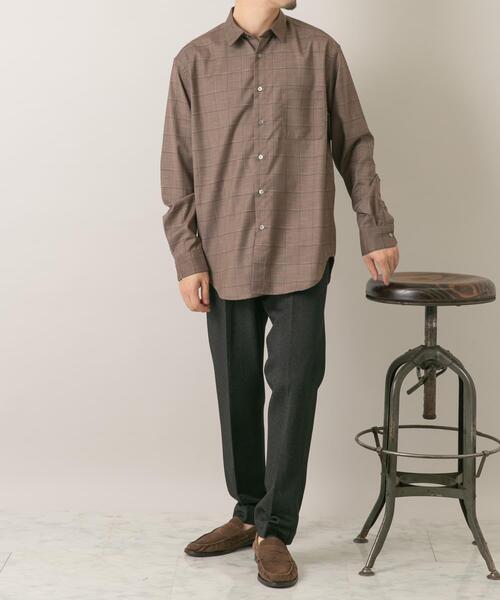 URBAN RESEARCH ROSSO MEN（アーバンリサーチロッソメン）の「『セットアップ対応』『XLサイズあり』クラシック2タックテーパードパンツ（その他パンツ・メンズ・ブラウン/ブラック/グレー系その他・MEDIUM/LARGE/X-LARGE）」の18枚目の写真