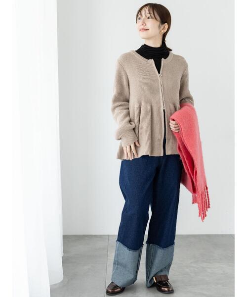チルぬい　デニムパンツ　ほか セール】◎ロールアップカットオフデニムパンツ（その他パンツ