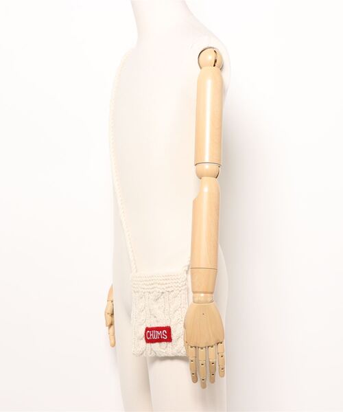 CHUMS（チャムス）の「【CHUMS/チャムス】Nepal Knit Mini Shoulder（ショルダーバッグ・レディース・ヘザーグレー/ブラック/アイボリー・FREE）」の7枚目の写真