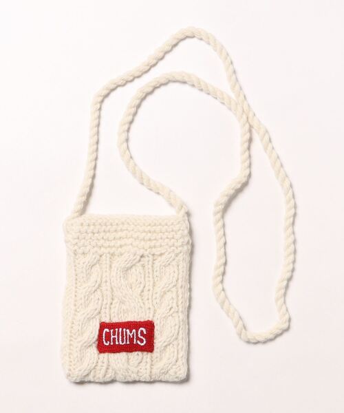 CHUMS（チャムス）の「【CHUMS/チャムス】Nepal Knit Mini Shoulder（ショルダーバッグ・レディース・ヘザーグレー/ブラック/アイボリー・FREE）」の3枚目の写真