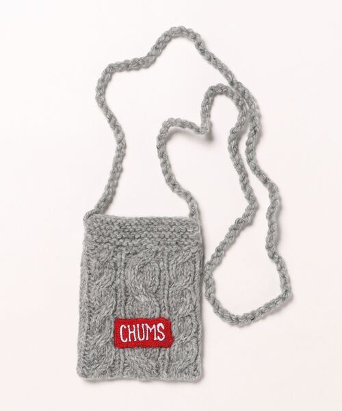 CHUMS（チャムス）の「【CHUMS/チャムス】Nepal Knit Mini Shoulder（ショルダーバッグ・レディース・ヘザーグレー/ブラック/アイボリー・FREE）」の2枚目の写真
