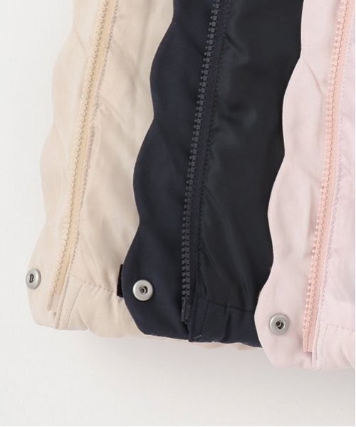 petit main（プティマイン）の「中綿リボンジャケット（ブルゾン・キッズ・ライトピンク/ライトベージュ/ネイビー・80ｃｍ/90cm/100cm/110cm/120cm/130cm）」の15枚目の写真