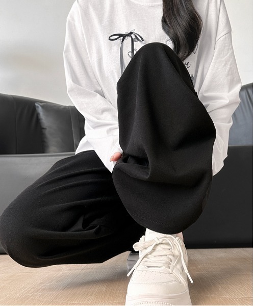 ニータック ワイドスウェットパンツ（スウェットパンツ）｜gossip