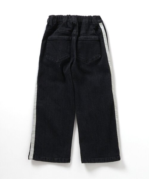 BREEZE(ブリーズ)の「【WEB限定】あったかラインワイドデニムパンツ(デニムパンツ・キッズ・ブラック・80/100/90/110/120/130/140/150)」の6枚目の写真