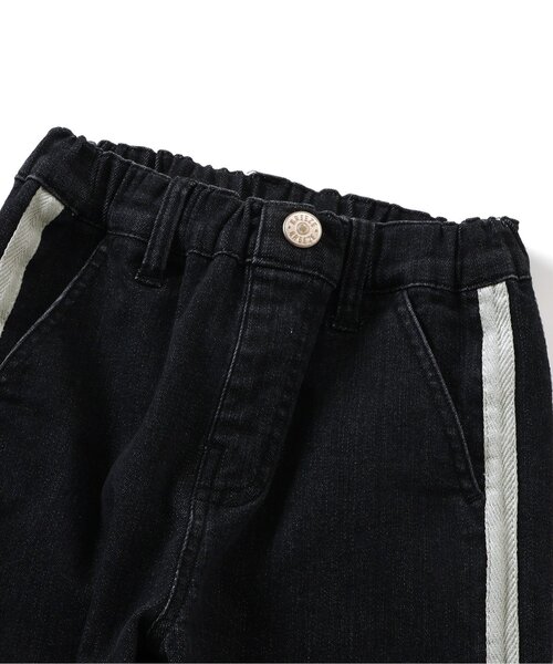 BREEZE(ブリーズ)の「【WEB限定】あったかラインワイドデニムパンツ(デニムパンツ・キッズ・ブラック・80/100/90/110/120/130/140/150)」の9枚目の写真