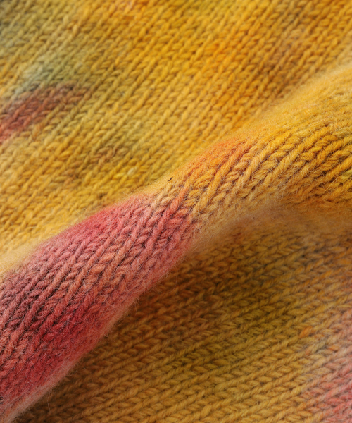 JOINT WORKS(ジョイントワークス)の「MacMahon Knitting Mills / マクマホンニッティングミルズ Crew Neck Knit-Tie Dye(ニット/セーター・メンズ・グリーン・FREE)」の6枚目の写真