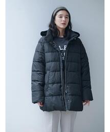 Samansa Mos2 blue | スタイルアップパデットコート(その他アウター)