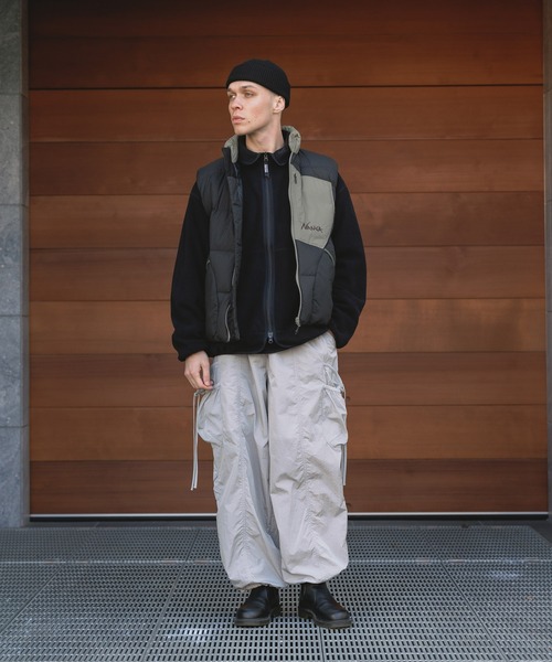 新品未使用 ナンガ MAZENO RIDGE VEST ダウンベスト ベージュ NANGA（ナンガ）の「NANGA/ナンガ MAZENO RIDGE VEST ダウンベスト