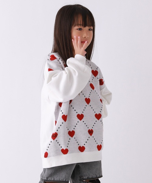 10C REPIPI（ジューシーレピピ）の「【10C REPIPI】2WAYフロントスウェット（スウェット・キッズ・ホワイト/ブラック・130cm/120cm/110cm）」の5枚目の写真