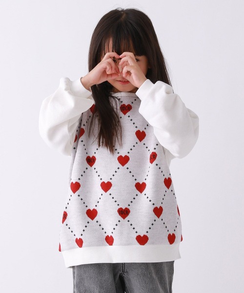 10C REPIPI（ジューシーレピピ）の「【10C REPIPI】2WAYフロントスウェット（スウェット・キッズ・ホワイト/ブラック・130cm/120cm/110cm）」の6枚目の写真