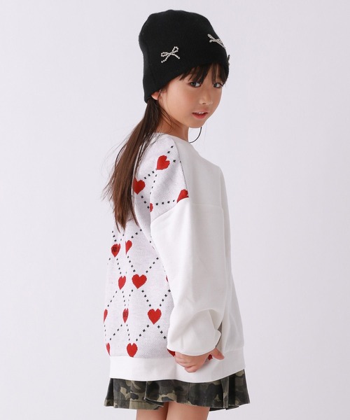 10C REPIPI（ジューシーレピピ）の「【10C REPIPI】2WAYフロントスウェット（スウェット・キッズ・ホワイト/ブラック・130cm/120cm/110cm）」の9枚目の写真