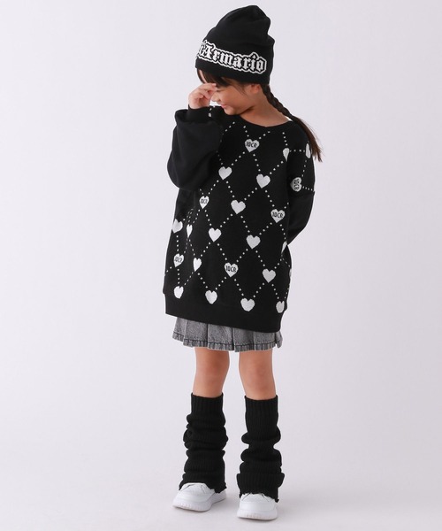 10C REPIPI（ジューシーレピピ）の「【10C REPIPI】2WAYフロントスウェット（スウェット・キッズ・ホワイト/ブラック・130cm/120cm/110cm）」の11枚目の写真