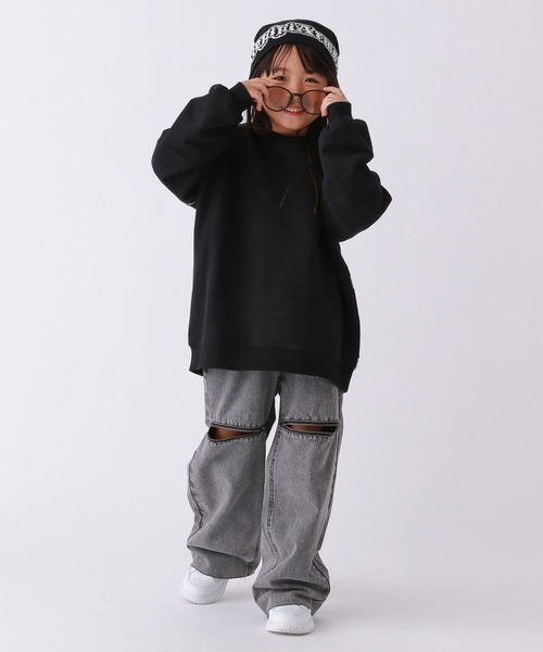 10C REPIPI（ジューシーレピピ）の「【10C REPIPI】2WAYフロントスウェット（スウェット・キッズ・ホワイト/ブラック・130cm/120cm/110cm）」の17枚目の写真