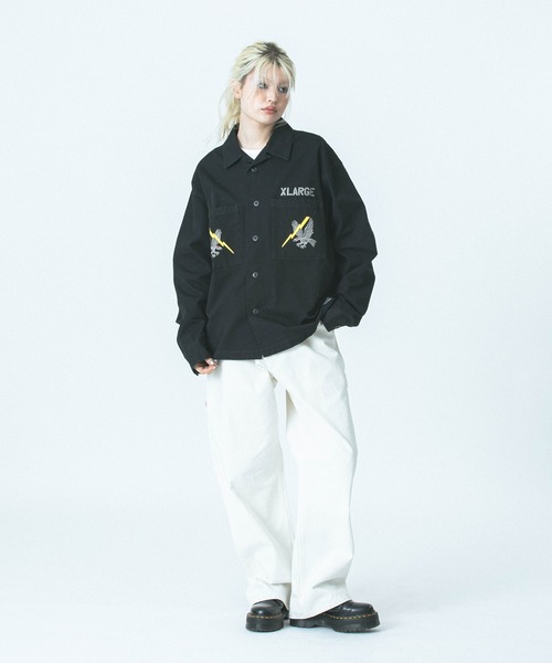 XLARGE(エクストララージ)の「LEOPARD POCKET PAINTER PANTS(その他パンツ・メンズ・オフホワイト/ブラック・30inch/32inch/34inch/36inch)」の14枚目の写真