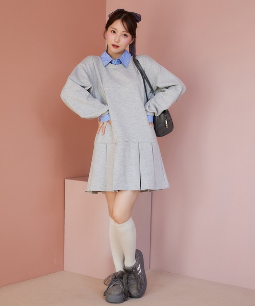 one after another NICE CLAUP(ワンアフターアナザーナイスクラップ)の「プラットフォームリボンカスタムスニーカー(スニーカー・レディース・アイボリー/チャコールグレー/ホワイト・S/M/L)」の12枚目の写真