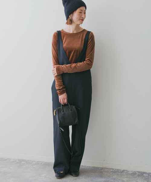 Spick & Span(スピックアンドスパン)の「ベロアロングスリーブプルオーバー(Tシャツ/カットソー・レディース・ブラウン系その他/ブラウン・FREE)」の4枚目の写真