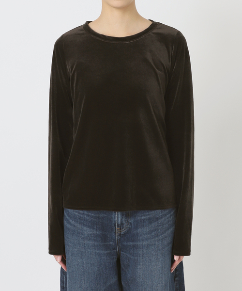 Spick & Span(スピックアンドスパン)の「ベロアロングスリーブプルオーバー(Tシャツ/カットソー・レディース・ブラウン系その他/ブラウン・FREE)」の15枚目の写真