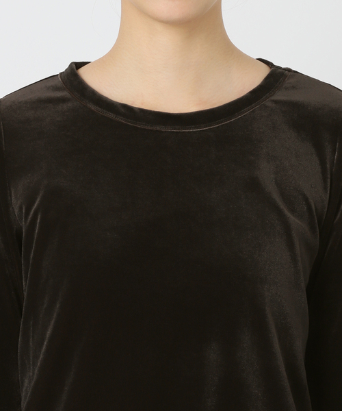 Spick & Span(スピックアンドスパン)の「ベロアロングスリーブプルオーバー(Tシャツ/カットソー・レディース・ブラウン系その他/ブラウン・FREE)」の18枚目の写真