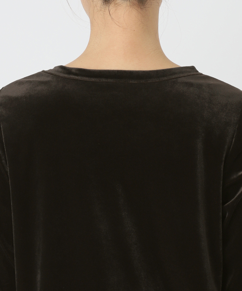 Spick & Span(スピックアンドスパン)の「ベロアロングスリーブプルオーバー(Tシャツ/カットソー・レディース・ブラウン系その他/ブラウン・FREE)」の19枚目の写真