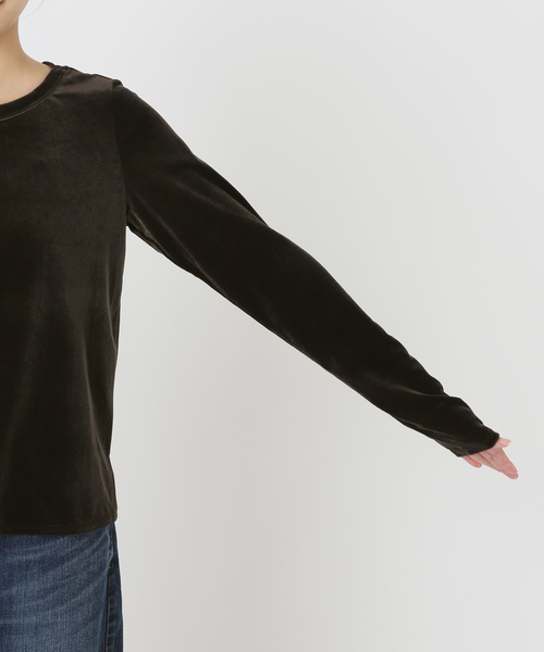 Spick & Span(スピックアンドスパン)の「ベロアロングスリーブプルオーバー(Tシャツ/カットソー・レディース・ブラウン系その他/ブラウン・FREE)」の20枚目の写真