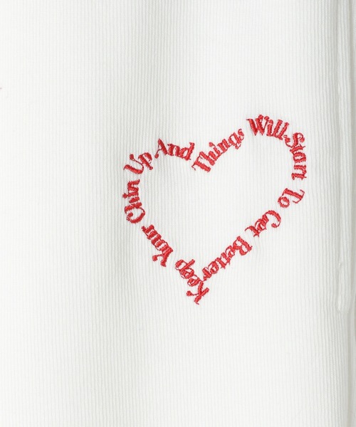 PBLIM（ページボーイリム）の「【PBLIM】ハートロゴフレアパンツ（その他パンツ・レディース・クリーム/ブラウン・FREE）」の19枚目の写真