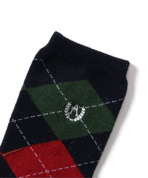 apres les cours（アプレレクール）の「ユニフォーマルハイソックス（ソックス/靴下・キッズ・オフホワイト/ネイビー・12/15 /18/21）」の9枚目の写真