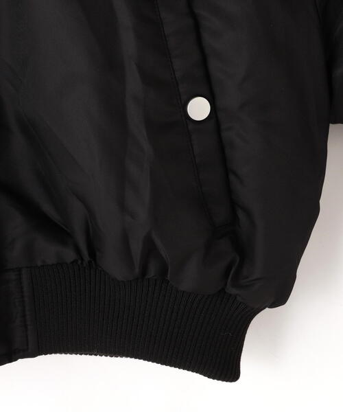 L.H.P（エルエイチピー）の「THE MYSTERIOUS HOTEL/ザ ミステリアス ホテル/CROPPED FLIGHT JACKET（ミリタリージャケット・レディース・ブラック・F）」の19枚目の写真