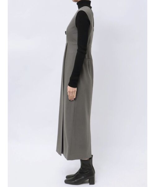 MURUA（ムルーア）の「フロントベルトジャンパースカート（ジャンパースカート・レディース・ブラック/グレー/モカ・1/2）」の13枚目の写真