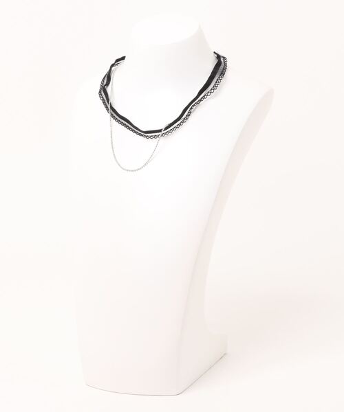 LOWRYS FARM（ローリーズファーム）の「レースチョーカー 283644（チョーカー・レディース・ブラック/ブラック系その他・FREE）」の3枚目の写真