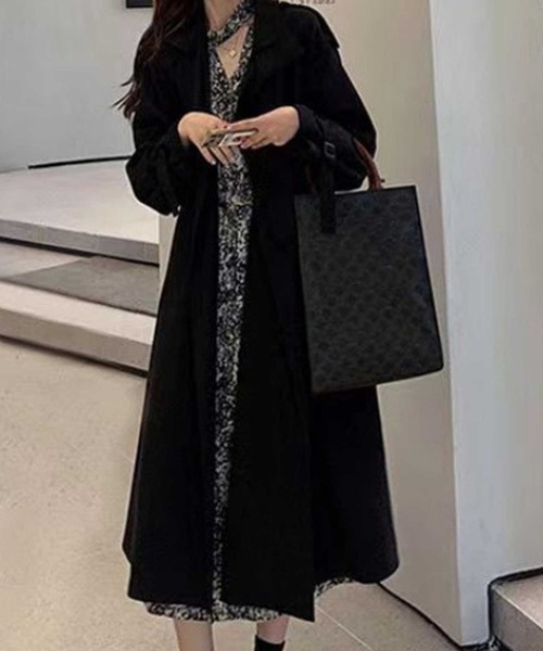 オーバーサイズロングトレンチコート（トレンチコート）｜CADBURY（キャドバリー）