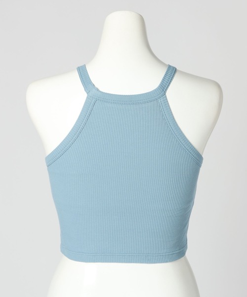 bijorie(ビジュリィ)の「【bijorie】カップ付きホルターネックアメスリ(ショート)/NEW BASIC 25SS(キャミソール・レディース・サックスブルー/ホワイト/カーキ/ブラック・LG/LARGE/MEDIUM)」の16枚目の写真