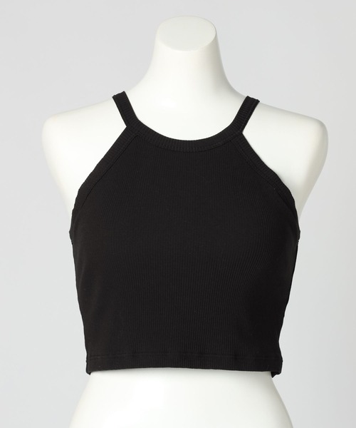 bijorie(ビジュリィ)の「【bijorie】カップ付きホルターネックアメスリ(ショート)/NEW BASIC 25SS(キャミソール・レディース・サックスブルー/ホワイト/カーキ/ブラック・LG/LARGE/MEDIUM)」の19枚目の写真
