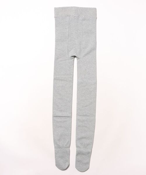Fun & Daily（ファンアンドデイリー）の「F&D : 裏起毛・リブタイツ（タイツ/ストッキング・レディース・グレー/ブラック/チャコールグレー・FREE）」の4枚目の写真