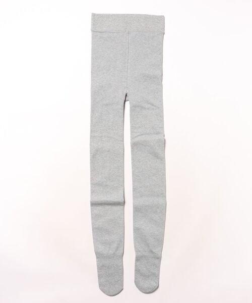 Fun & Daily（ファンアンドデイリー）の「F&D : 裏起毛・リブタイツ（タイツ/ストッキング・レディース・グレー/ブラック/チャコールグレー・FREE）」の5枚目の写真