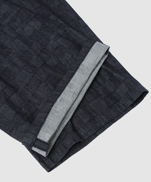 ANREALAGE(アンリアレイジ)の「WRAP AZ DENIM WIDE PANTS(デニムパンツ・メンズ・インディゴブルー・48)」の7枚目の写真