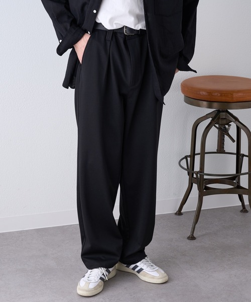 CIAOPANIC TYPY（チャオパニックティピー）の「ポンチテーパードスラックスパンツ（スラックス・メンズ・ネイビー/グレー/ブラック/ベージュ・SMALL/LARGE/MEDIUM）」の2枚目の写真