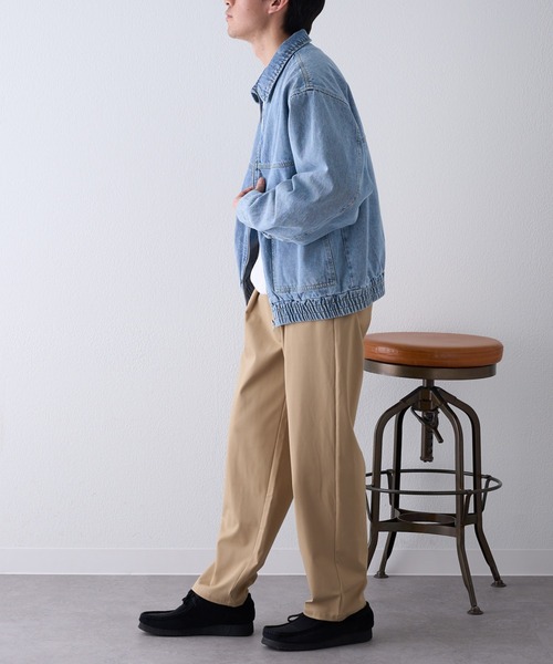 CIAOPANIC TYPY（チャオパニックティピー）の「ポンチテーパードスラックスパンツ（スラックス・メンズ・ネイビー/グレー/ブラック/ベージュ・SMALL/LARGE/MEDIUM）」の16枚目の写真