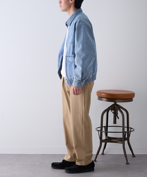 CIAOPANIC TYPY（チャオパニックティピー）の「ポンチテーパードスラックスパンツ（スラックス・メンズ・ネイビー/グレー/ブラック/ベージュ・SMALL/LARGE/MEDIUM）」の14枚目の写真